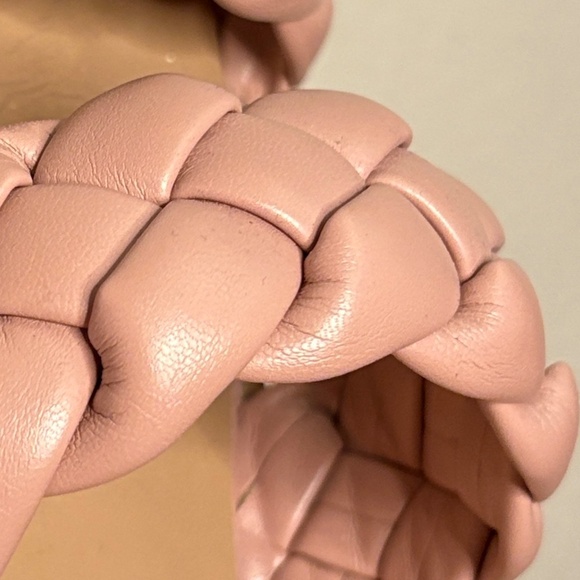 4/$10🎄TIME & TRU Nude Pink Chunky Braided Strap Slip-on Sandals Size 7 - Picture 5 of 14